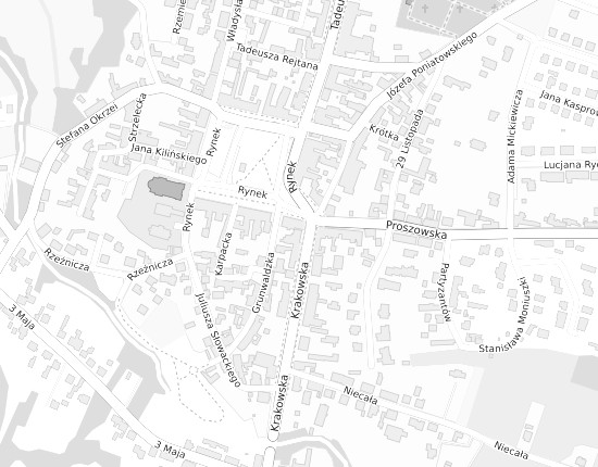 Mapa z adresem organizacji