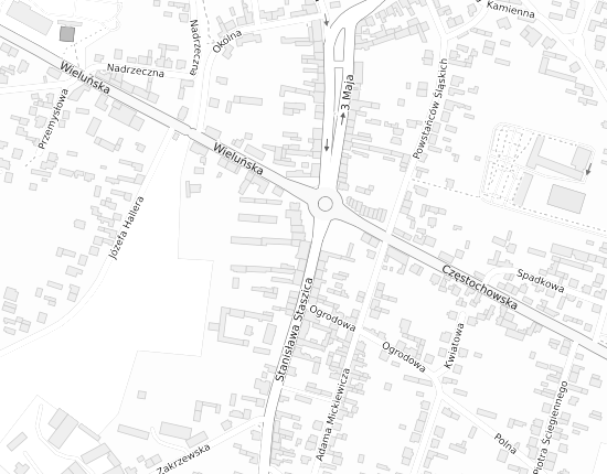 Mapa z adresem organizacji
