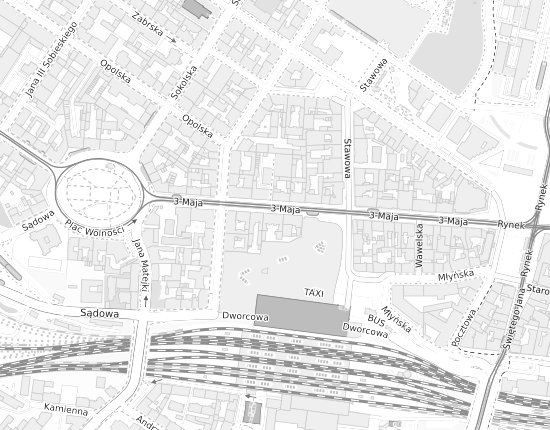 Mapa z adresem organizacji