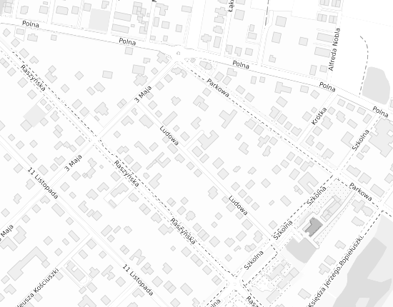 Mapa z adresem organizacji