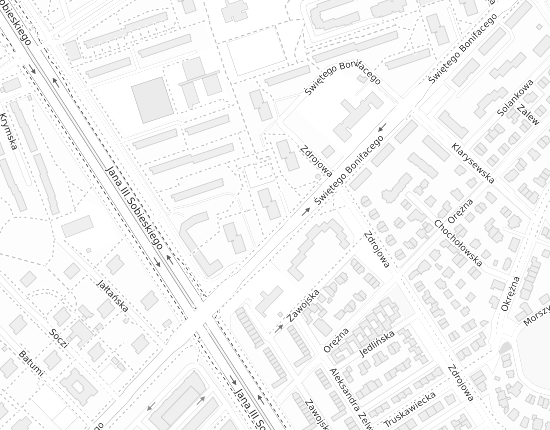 Mapa z adresem organizacji