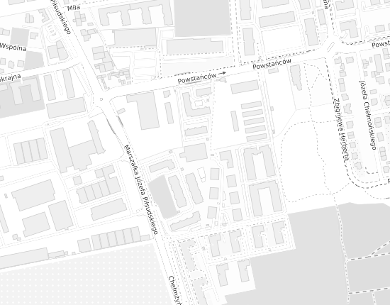 Mapa z adresem organizacji