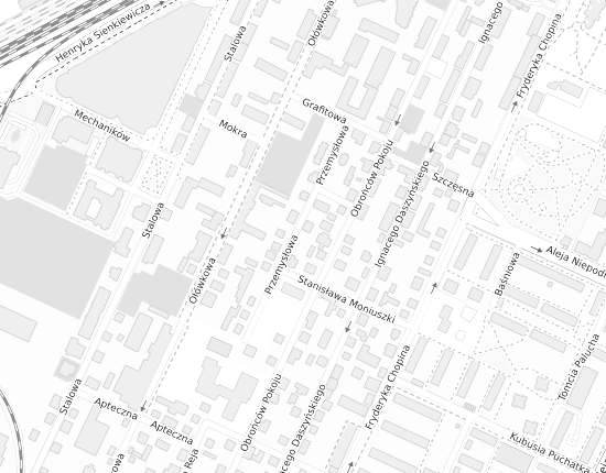 Mapa z adresem organizacji