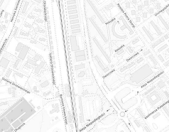 Mapa z adresem organizacji