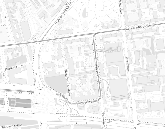 Mapa z adresem organizacji