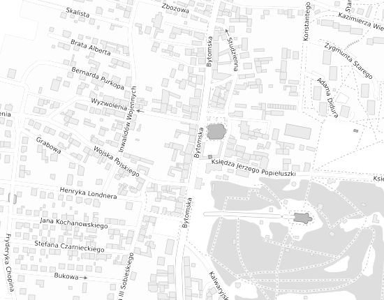 Mapa z adresem organizacji
