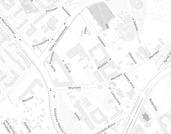 Mapa z adresem organizacji