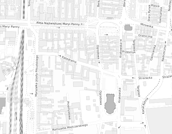 Mapa z adresem organizacji