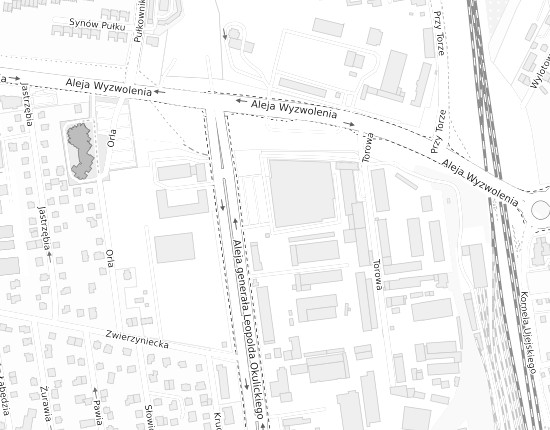 Mapa z adresem organizacji