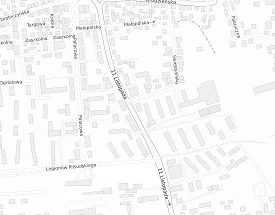 Mapa z adresem organizacji