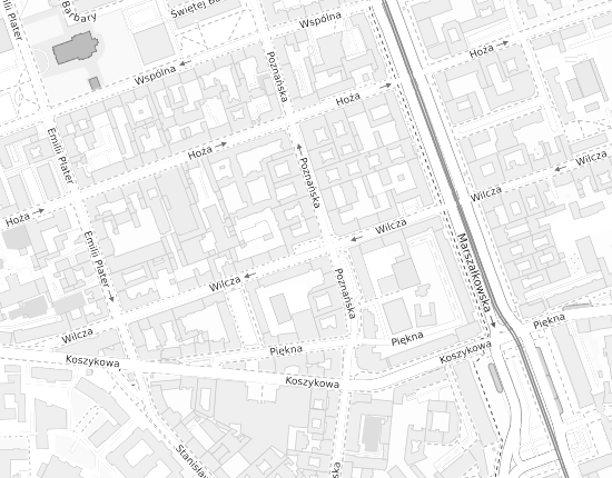 Mapa z adresem organizacji