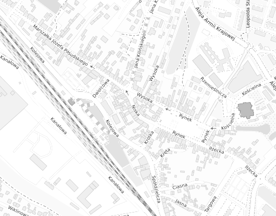 Mapa z adresem organizacji