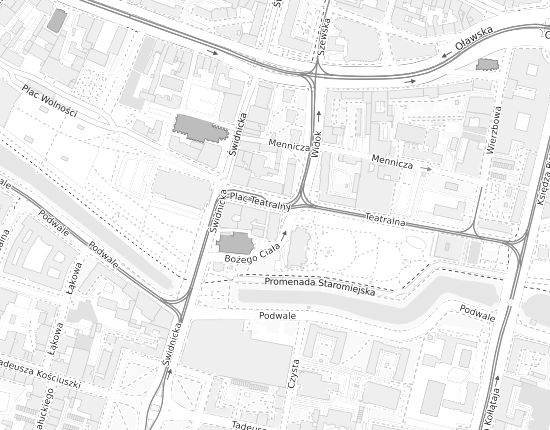 Mapa z adresem organizacji