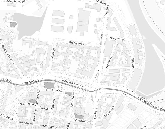 Mapa z adresem organizacji