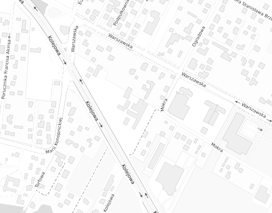 Mapa z adresem organizacji