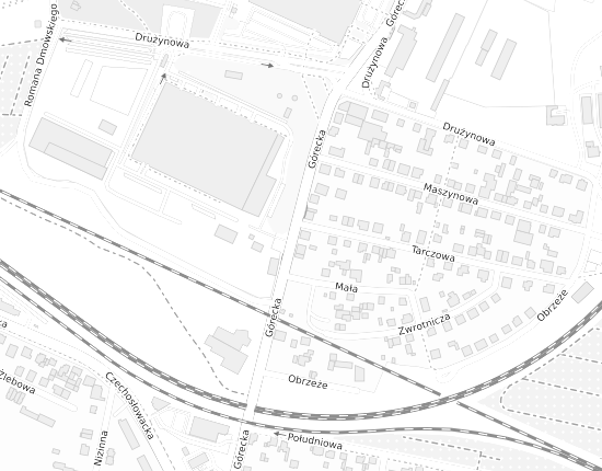 Mapa z adresem organizacji