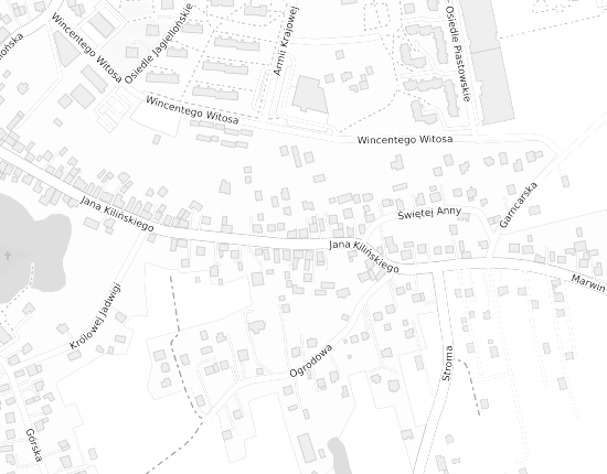 Mapa z adresem organizacji
