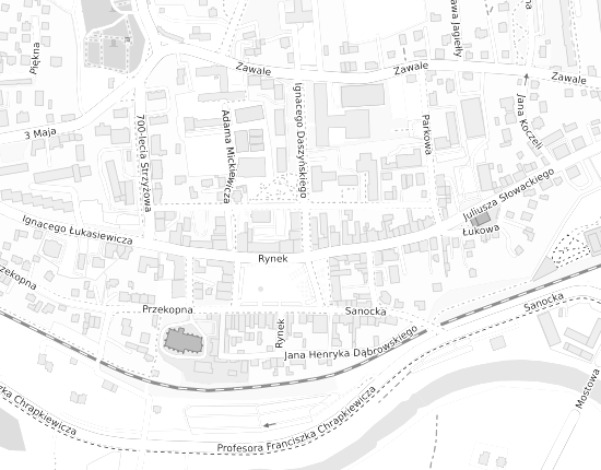 Mapa z adresem organizacji