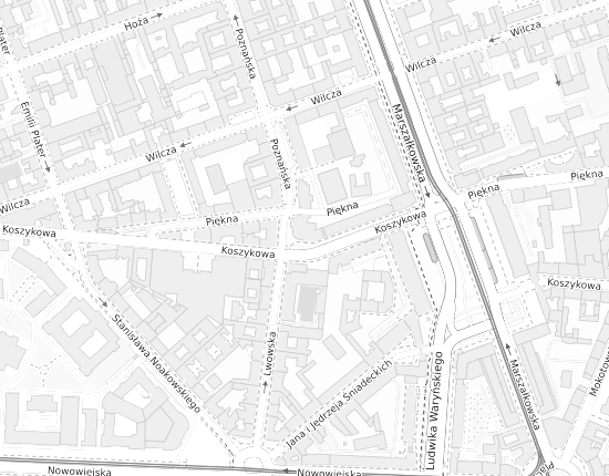 Mapa z adresem organizacji