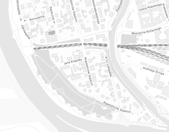 Mapa z adresem organizacji
