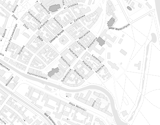 Mapa z adresem organizacji
