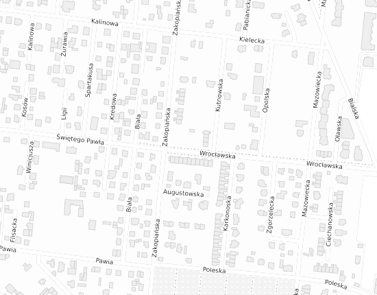 Mapa z adresem organizacji