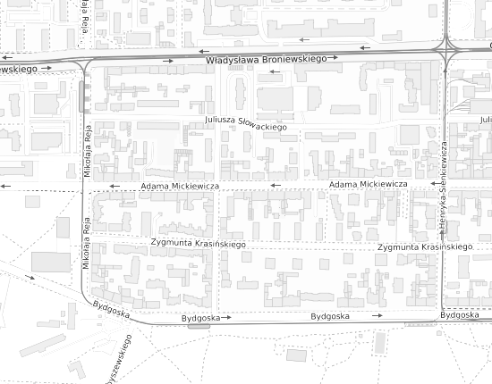 Mapa z adresem organizacji
