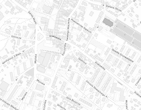 Mapa z adresem organizacji