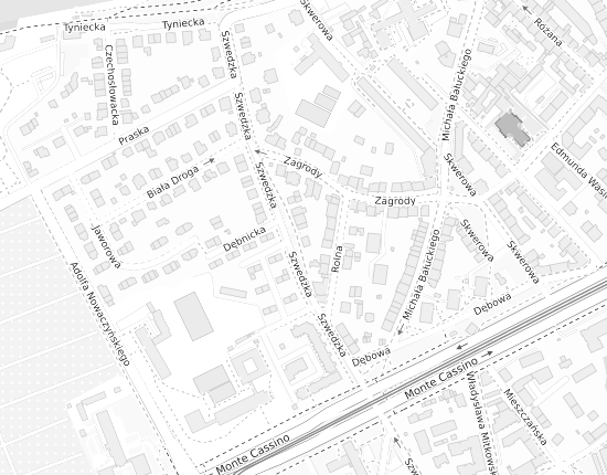 Mapa z adresem organizacji