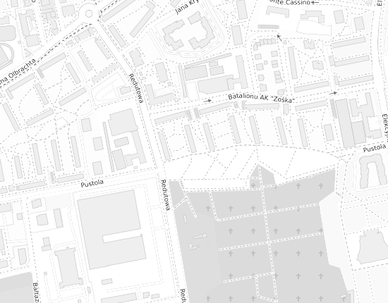 Mapa z adresem organizacji