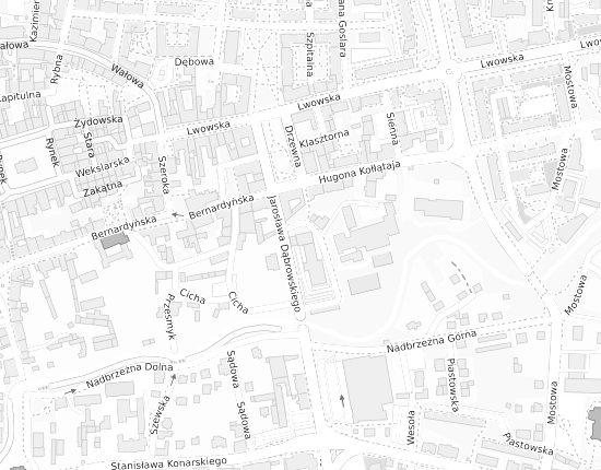 Mapa z adresem organizacji