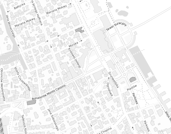 Mapa z adresem organizacji
