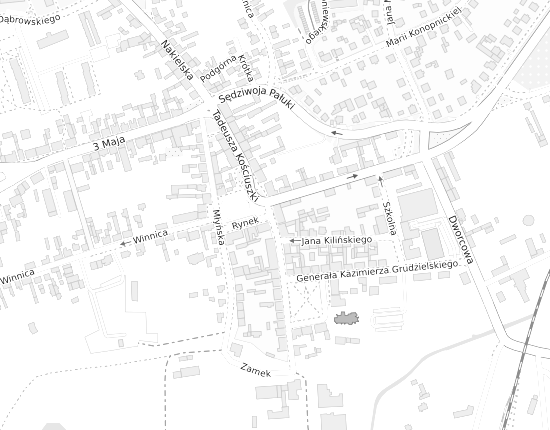 Mapa z adresem organizacji