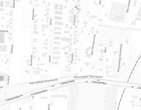 Mapa z adresem organizacji