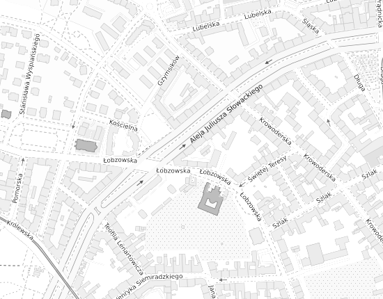 Mapa z adresem organizacji
