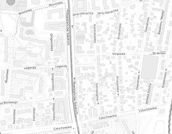 Mapa z adresem organizacji