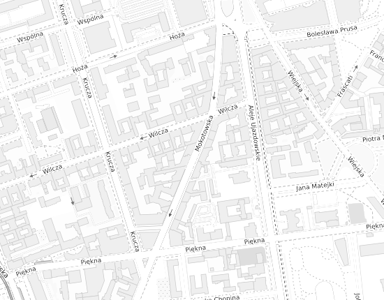 Mapa z adresem organizacji