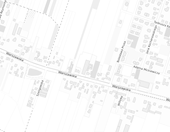 Mapa z adresem organizacji