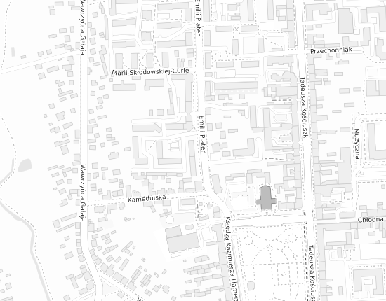 Mapa z adresem organizacji