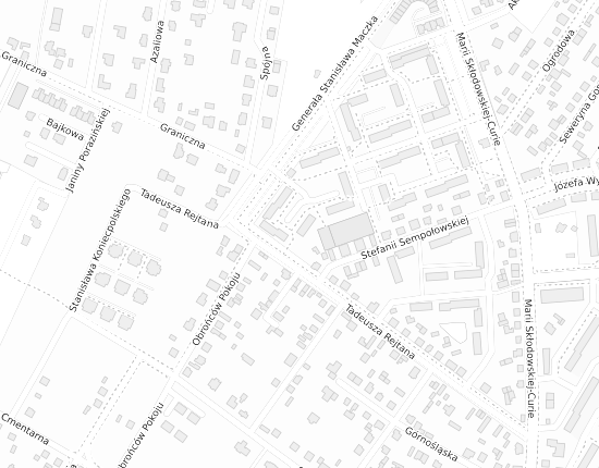 Mapa z adresem organizacji