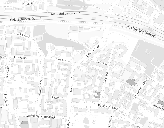 Mapa z adresem organizacji