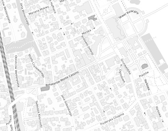Mapa z adresem organizacji