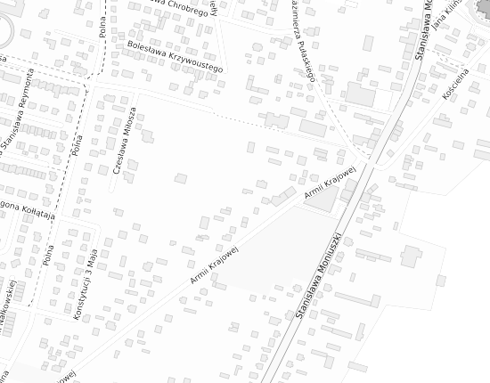 Mapa z adresem organizacji