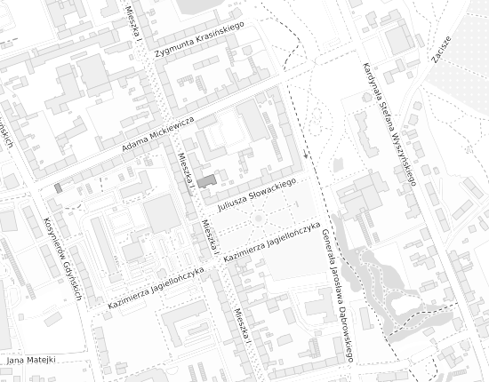 Mapa z adresem organizacji