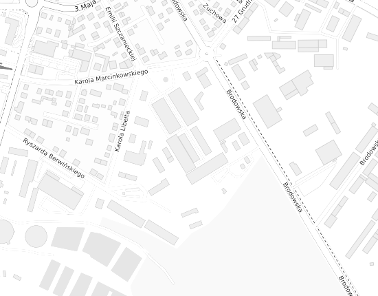 Mapa z adresem organizacji