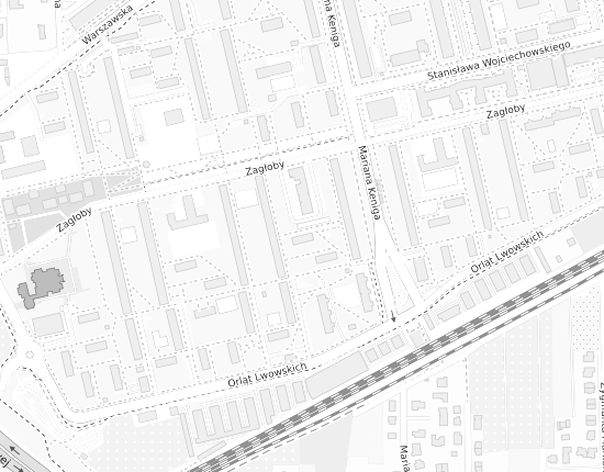 Mapa z adresem organizacji