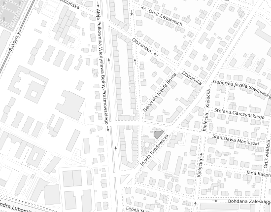 Mapa z adresem organizacji