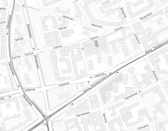 Mapa z adresem organizacji