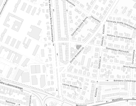 Mapa z adresem organizacji