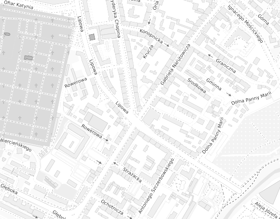 Mapa z adresem organizacji